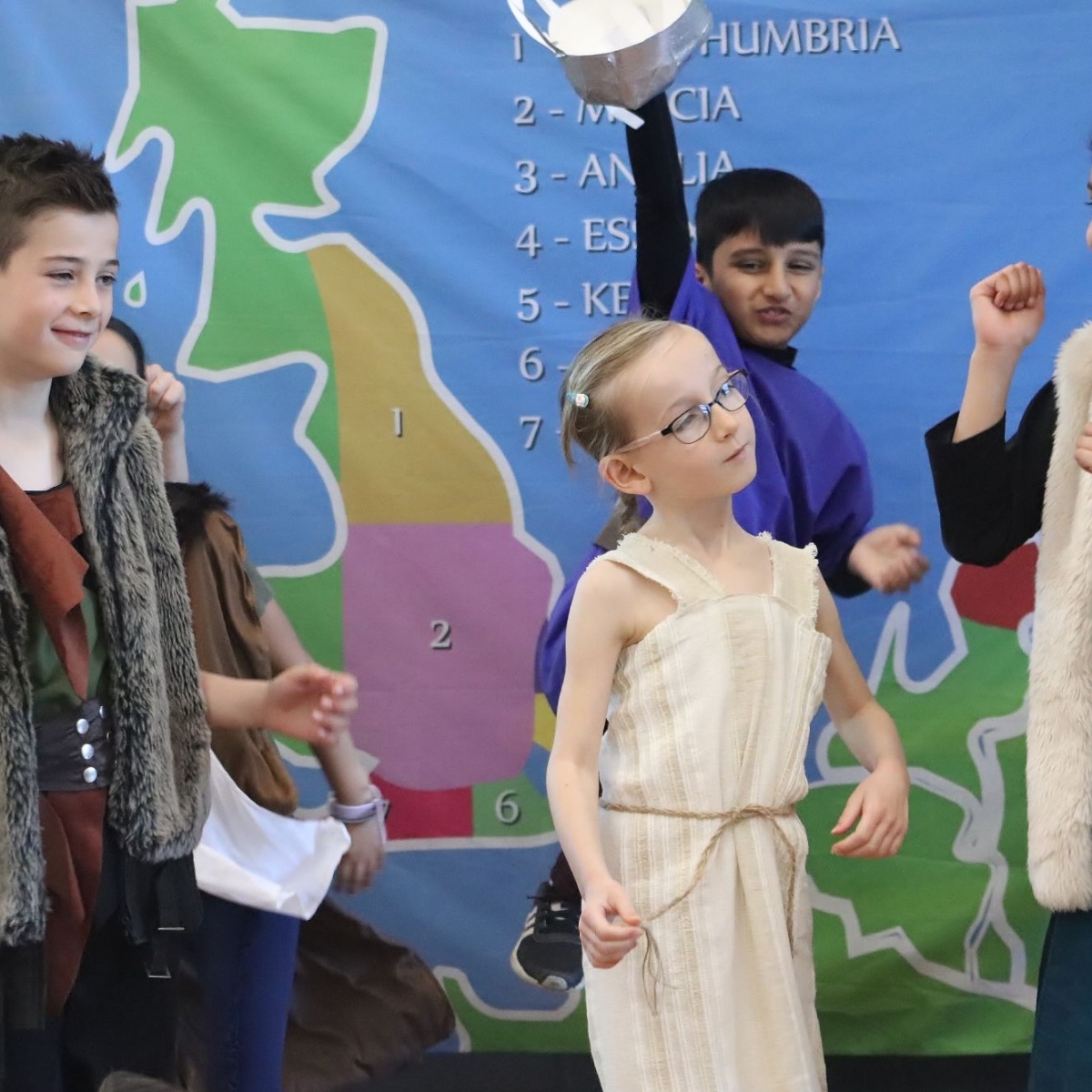 Pyrford C of E Primary School Year 4 Anglo Saxons Day